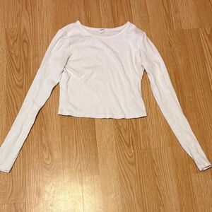 Garage White Long Sleeve Women's Tee